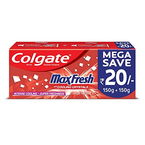 Colgate Max Fresh Toothpaste Mega Save 150g+150g